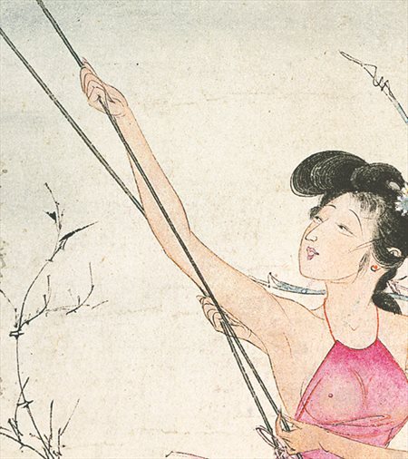 宜阳-胡也佛的仕女画和最知名的金瓶梅秘戏图